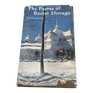 Vintage Poems Of Doctor Zhivago Pasternak Hallmark Blue HC Poetry USA 1965